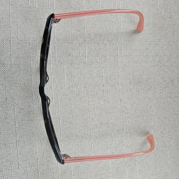 Kate Spade Women Eyeglasses Angelique Dark Havana/Pink Cat Eye Frame only - Picture 16 of 16